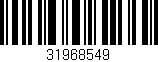 Código de barras (EAN, GTIN, SKU, ISBN): '31968549'