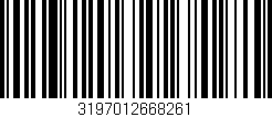 Código de barras (EAN, GTIN, SKU, ISBN): '3197012668261'
