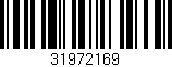 Código de barras (EAN, GTIN, SKU, ISBN): '31972169'