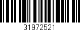 Código de barras (EAN, GTIN, SKU, ISBN): '31972521'