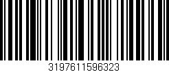 Código de barras (EAN, GTIN, SKU, ISBN): '3197611596323'