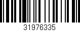 Código de barras (EAN, GTIN, SKU, ISBN): '31976335'