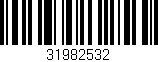 Código de barras (EAN, GTIN, SKU, ISBN): '31982532'
