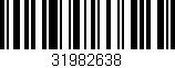 Código de barras (EAN, GTIN, SKU, ISBN): '31982638'
