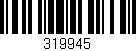 Código de barras (EAN, GTIN, SKU, ISBN): '319945'