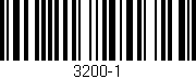 Código de barras (EAN, GTIN, SKU, ISBN): '3200-1'