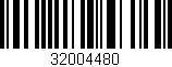 Código de barras (EAN, GTIN, SKU, ISBN): '32004480'