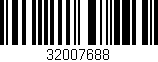 Código de barras (EAN, GTIN, SKU, ISBN): '32007688'