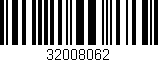 Código de barras (EAN, GTIN, SKU, ISBN): '32008062'