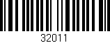Código de barras (EAN, GTIN, SKU, ISBN): '32011'