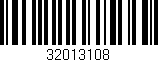 Código de barras (EAN, GTIN, SKU, ISBN): '32013108'