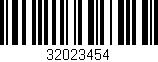Código de barras (EAN, GTIN, SKU, ISBN): '32023454'