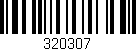 Código de barras (EAN, GTIN, SKU, ISBN): '320307'