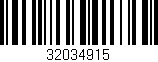 Código de barras (EAN, GTIN, SKU, ISBN): '32034915'