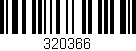 Código de barras (EAN, GTIN, SKU, ISBN): '320366'