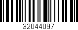 Código de barras (EAN, GTIN, SKU, ISBN): '32044097'