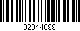 Código de barras (EAN, GTIN, SKU, ISBN): '32044099'