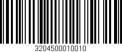Código de barras (EAN, GTIN, SKU, ISBN): '3204500010010'