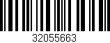 Código de barras (EAN, GTIN, SKU, ISBN): '32055663'