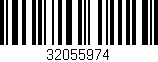 Código de barras (EAN, GTIN, SKU, ISBN): '32055974'