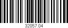 Código de barras (EAN, GTIN, SKU, ISBN): '32057.04'