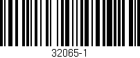 Código de barras (EAN, GTIN, SKU, ISBN): '32065-1'