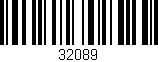 Código de barras (EAN, GTIN, SKU, ISBN): '32089'