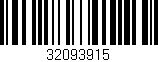 Código de barras (EAN, GTIN, SKU, ISBN): '32093915'