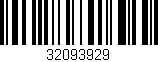 Código de barras (EAN, GTIN, SKU, ISBN): '32093929'
