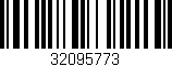 Código de barras (EAN, GTIN, SKU, ISBN): '32095773'