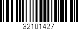 Código de barras (EAN, GTIN, SKU, ISBN): '32101427'