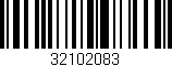 Código de barras (EAN, GTIN, SKU, ISBN): '32102083'