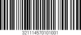 Código de barras (EAN, GTIN, SKU, ISBN): '321114570101001'