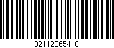 Código de barras (EAN, GTIN, SKU, ISBN): '32112365410'