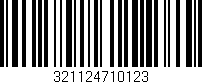 Código de barras (EAN, GTIN, SKU, ISBN): '321124710123'