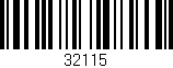 Código de barras (EAN, GTIN, SKU, ISBN): '32115'