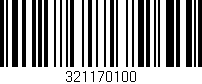 Código de barras (EAN, GTIN, SKU, ISBN): '321170100'