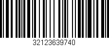 Código de barras (EAN, GTIN, SKU, ISBN): '32123639740'