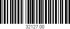 Código de barras (EAN, GTIN, SKU, ISBN): '32127.00'