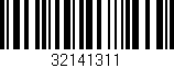 Código de barras (EAN, GTIN, SKU, ISBN): '32141311'
