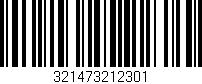Código de barras (EAN, GTIN, SKU, ISBN): '321473212301'