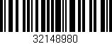 Código de barras (EAN, GTIN, SKU, ISBN): '32148980'