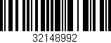 Código de barras (EAN, GTIN, SKU, ISBN): '32148992'