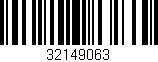 Código de barras (EAN, GTIN, SKU, ISBN): '32149063'