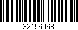 Código de barras (EAN, GTIN, SKU, ISBN): '32156068'