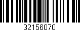 Código de barras (EAN, GTIN, SKU, ISBN): '32156070'