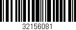 Código de barras (EAN, GTIN, SKU, ISBN): '32156081'
