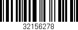 Código de barras (EAN, GTIN, SKU, ISBN): '32156278'
