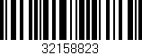 Código de barras (EAN, GTIN, SKU, ISBN): '32158823'