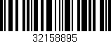 Código de barras (EAN, GTIN, SKU, ISBN): '32158895'
